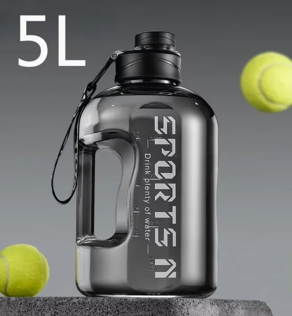 1L up to 5L Gym Cycling Bottle Cup Outdoor Sport Large Capacity Water Bottle Kettle Fitness BPA FREE Scale Drink Bottle for Men - Image 13