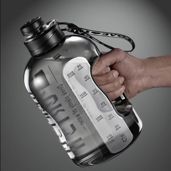 1L up to 5L Gym Cycling Bottle Cup Outdoor Sport Large Capacity Water Bottle Kettle Fitness BPA FREE Scale Drink Bottle for Men - Image 6